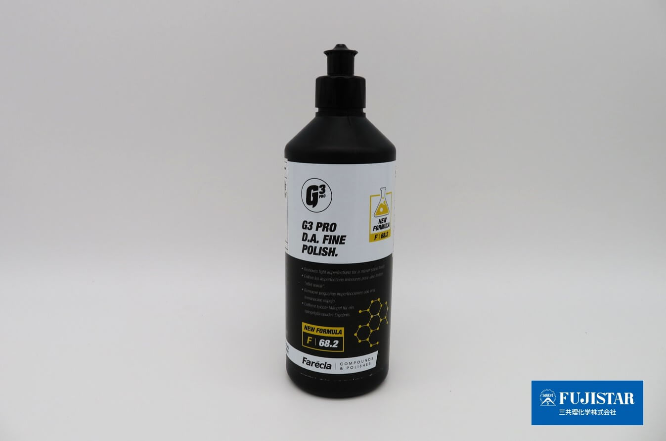 Great use in automotive repair! G3 PRO D.A. FINE POLISH.The best compound for polishing the paint film after polishing.