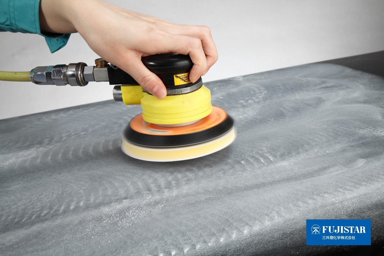 For painting large areas, sanding with a sander or other tool is recommended.